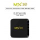 MX10 Smart TV BOX Android 9.0 Rockchip RK3328 DDR4 4GB Ram 32GB Rom IPTV Smart Set-top Box 4K USB 3.0 HDR H.265 Media Player Box