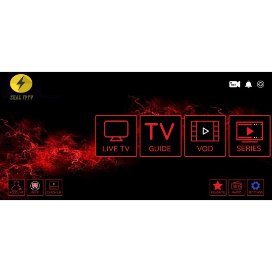 ZEAL IPTV WITH PVR & CATCH UP