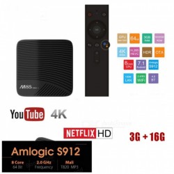 Mecool M8S Pro L Amlogic S912 3GB RAM 32GB ROM 5G WIFI bluetooth 4.1 4K Android TV Box Support HD Netflix 4K Youtube